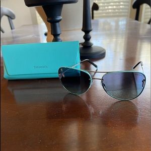 Tiffany & Co aviators and case